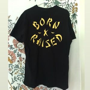 Born x Raised Large Black Tee